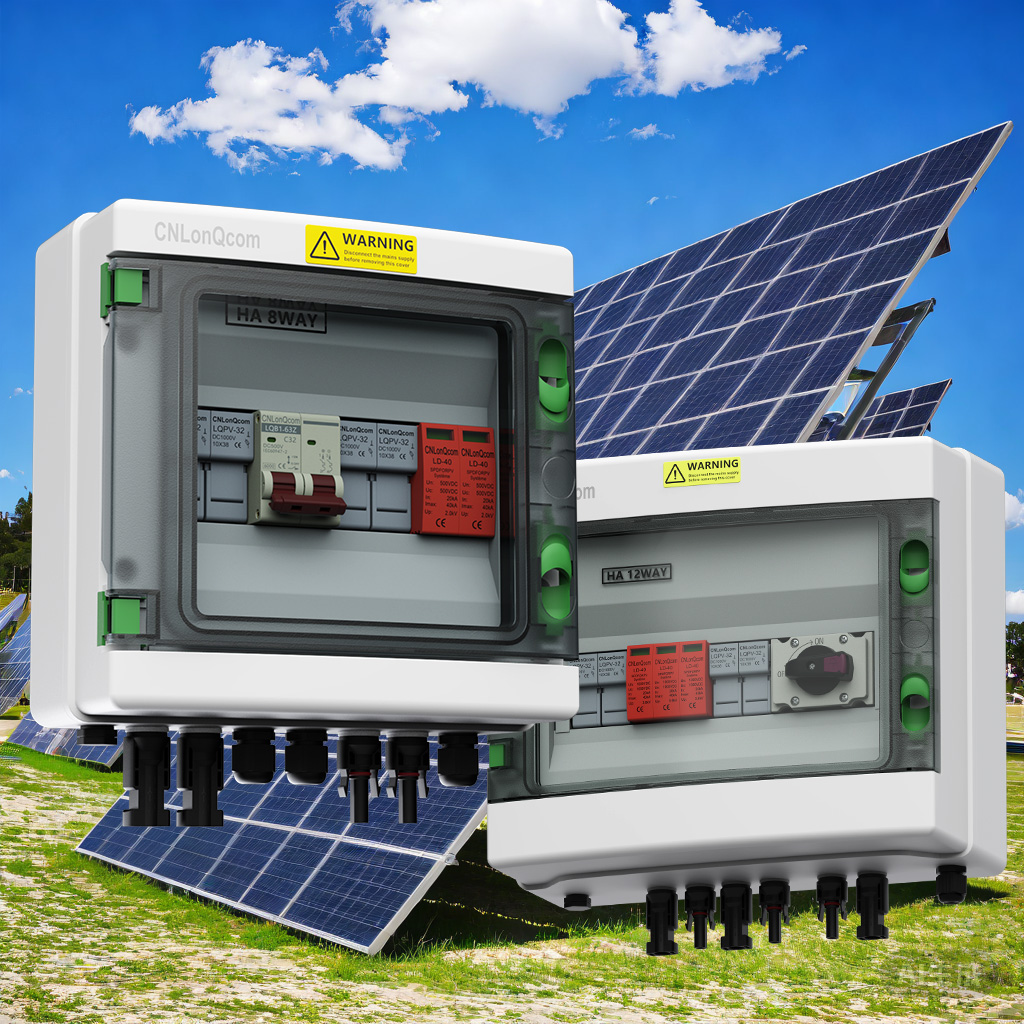 Solenergi tänds grönt liv, fotovoltaiska kombinatorlådor hjälper effektiv kraftproduktion