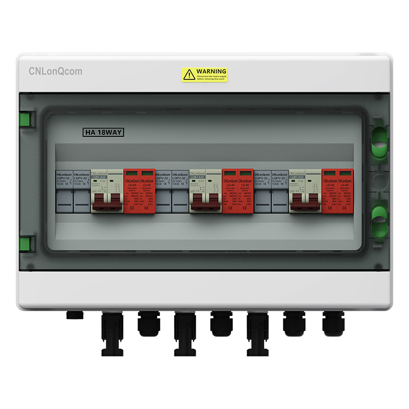 PV Combiner Box 3 i 3 ut DC500V