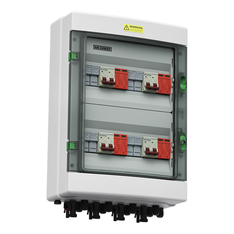 PV Combiner Box 4 i 4 ut DC500V